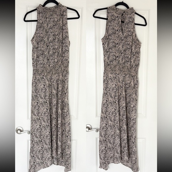 Veronica M Dresses & Skirts - Veronica M Zebra Print high neck dress